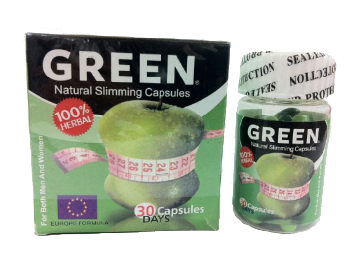 Green Natural Slimming Capsules 5 boxes