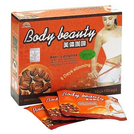 Body Beauty 5 Days slimming coffee free shipping 20 boxes - Click Image to Close