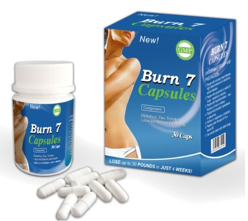 Burn 7 Slimming Weight Loss Capsule 1 box
