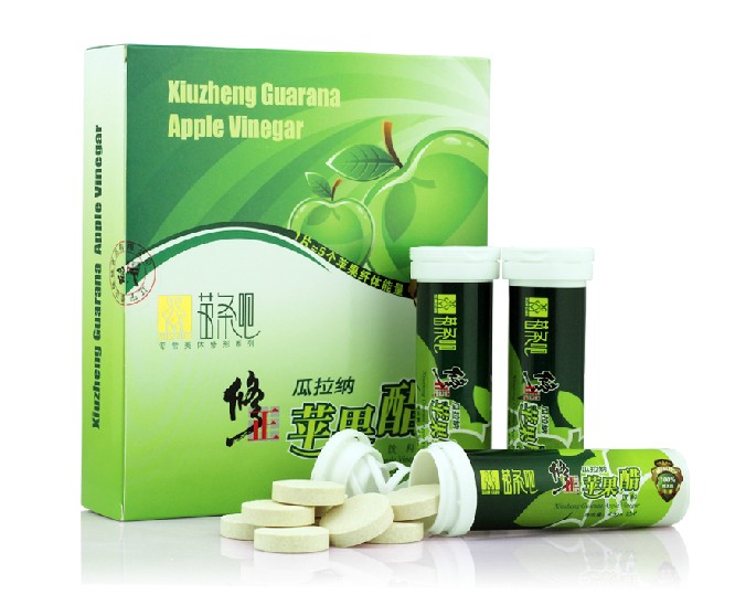 Xiuzheng Guarana Apple vinegar tablets 1 box