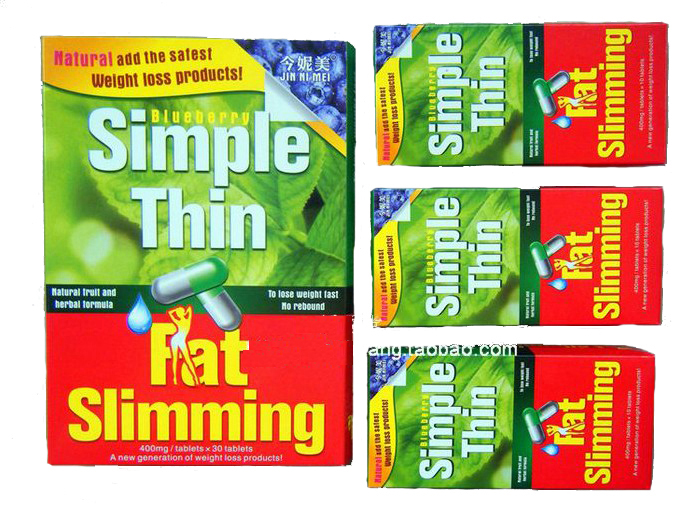 Blueberry Simple Thin Fat slimming capsule 3 boxes