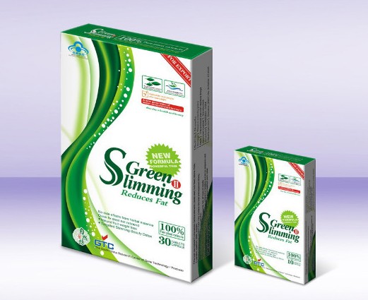 Green Slimming Reduces Fat capsules 5 boxes