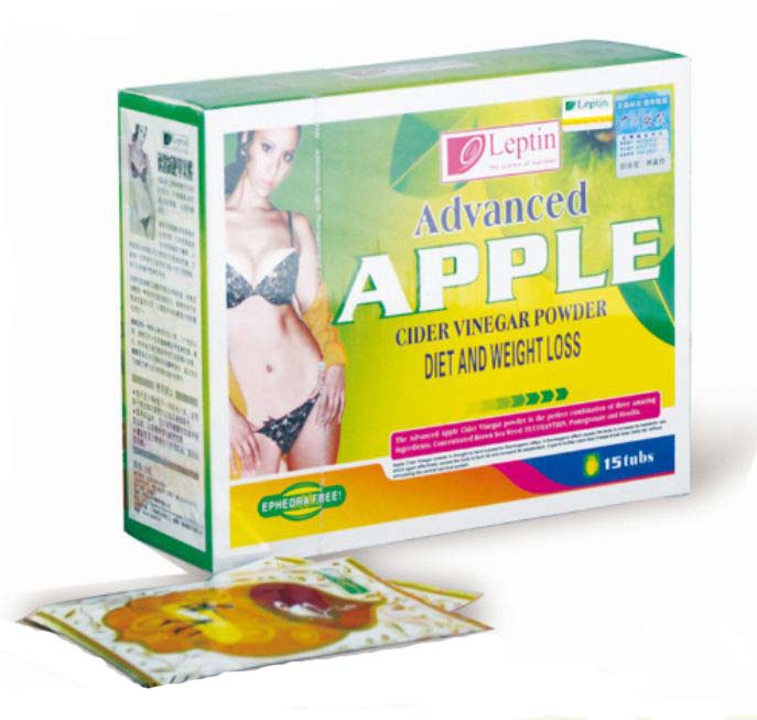 Leptin Advanced Apple Cider Vinegar Powder 5 boxes