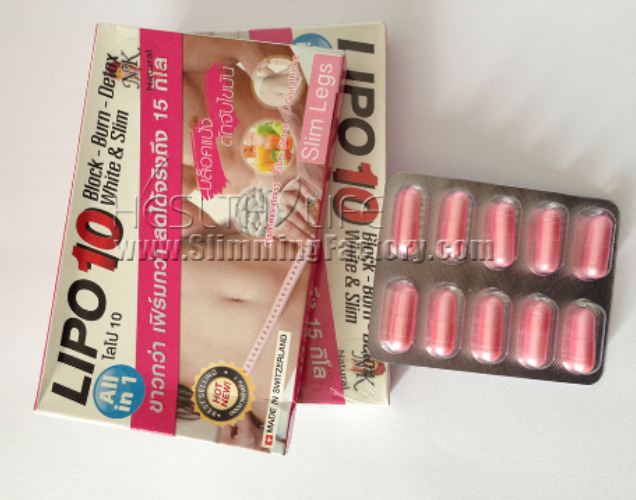 Lipo 10 slimming pills 10 boxes