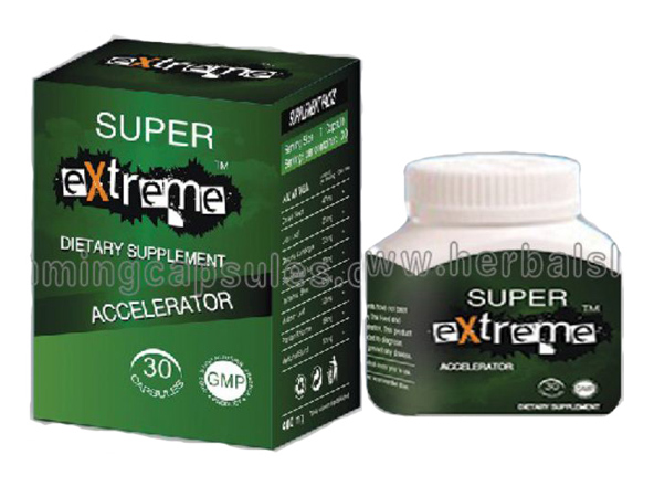 Super Extreme dietary supplement accelerator weight loss slimming capsule 1 box