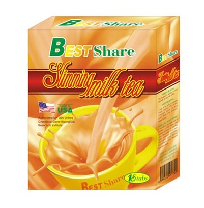 Best share slimming milk tea free shipping 20 boxes