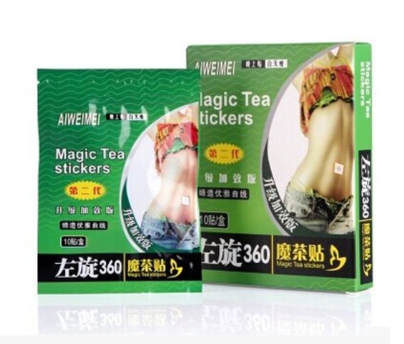Magic weight loss Tea Stickers 10 boxes - Click Image to Close