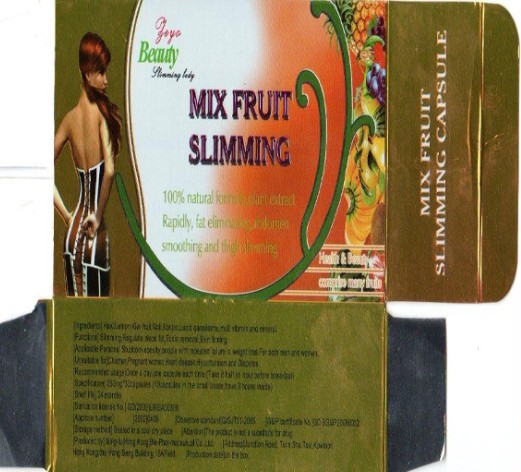 Mix Fruit Slimming weight loss Capsules 5 boxes