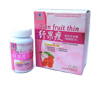 Qian Fruit Thin Slimming Capsule 1 box